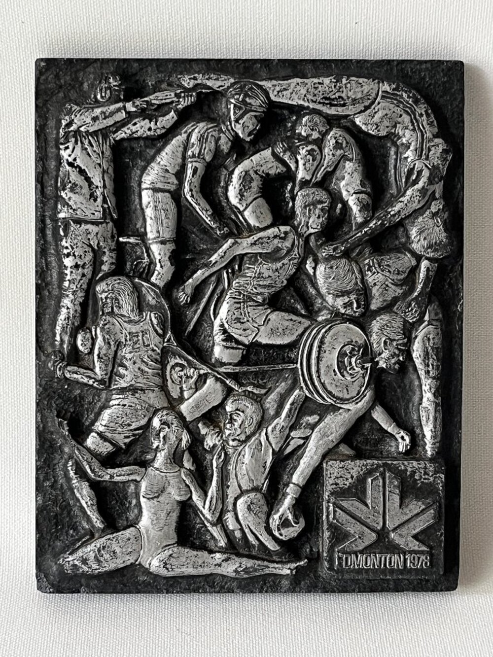 Vintage 1978 Edmonton Commonwealth Games Relief Plaque Nature Crafts Alberta